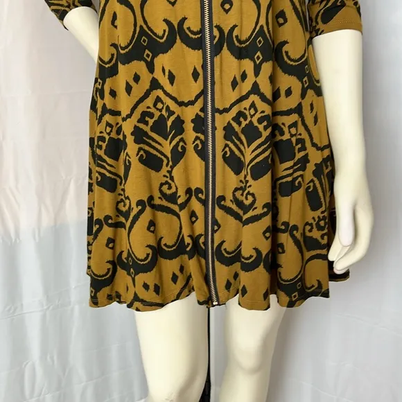 ANTHROPOLOGIE BEL KAZAN Full Zip A Line Dress