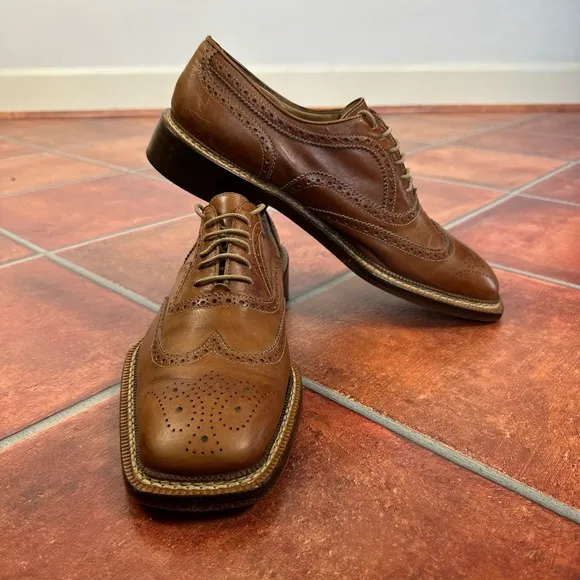 Antonio Maurizi Limited Edition Hand-Tooled Leather Wingtips