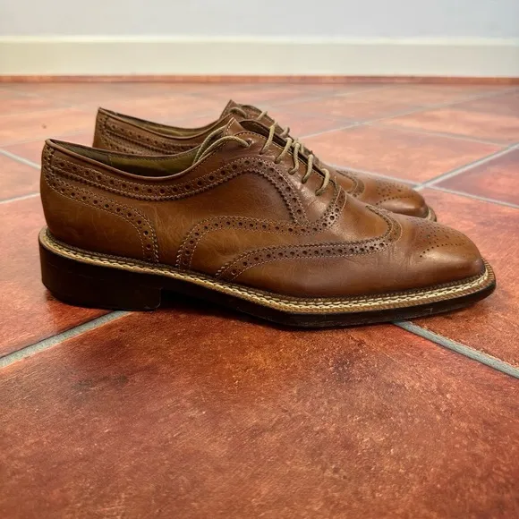 Antonio Maurizi Limited Edition Hand-Tooled Leather Wingtips