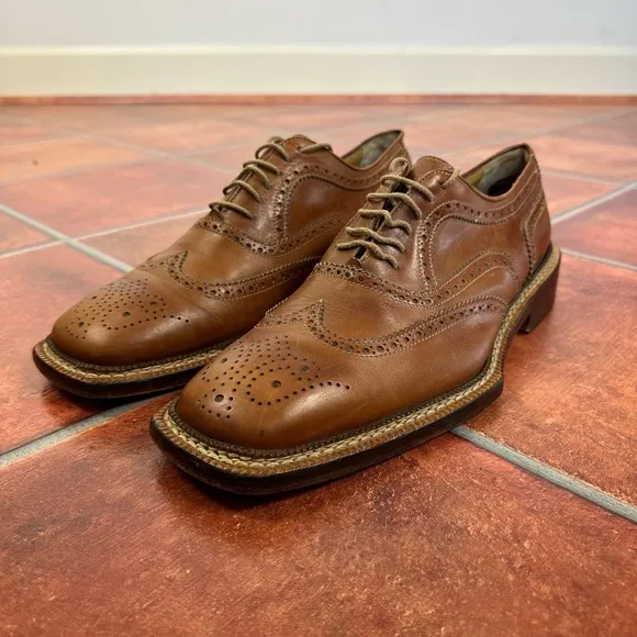 Antonio Maurizi Limited Edition Hand-Tooled Leather Wingtips