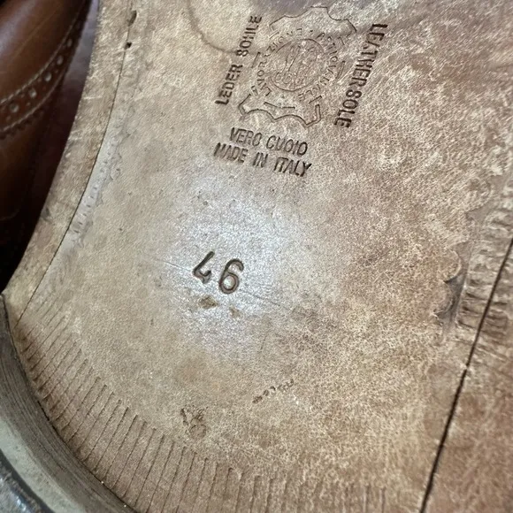 Antonio Maurizi Limited Edition Hand-Tooled Leather Wingtips