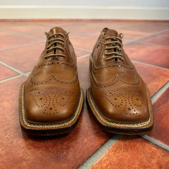 Antonio Maurizi Limited Edition Hand-Tooled Leather Wingtips
