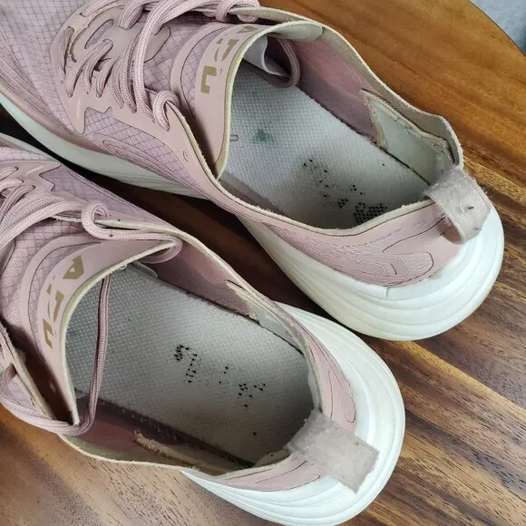 APL Streamline Shoes Women's 9 Pink Lace Up Low Top Running Athletic Sneakers