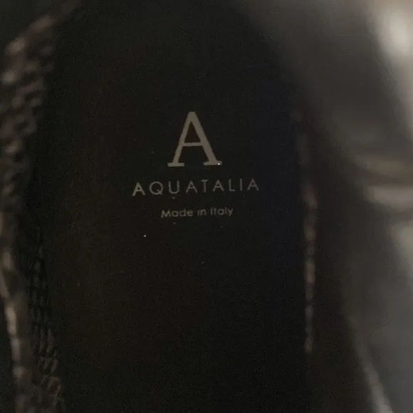 Aquatalia Darya Hiking Trail Boots Camo Luxury NWOT Lug Sole Made in Italy