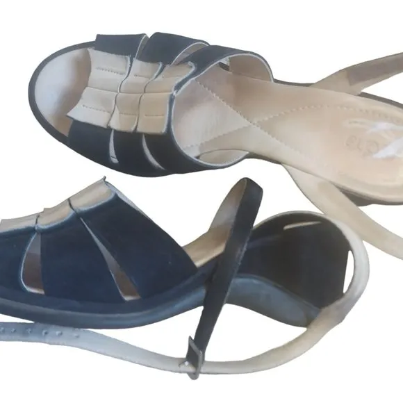 Arche shoes wedge heel‎ w wrap straps