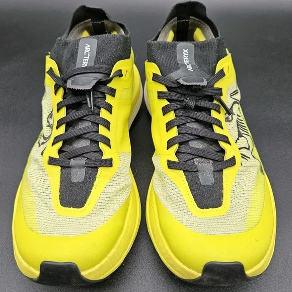 Arc'teryx Sylan Womens 5.5 Shoes Running Athletic Lace Up Sneakers Yellow Vibram