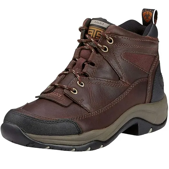 Ariat Terrain Eco Boots Cordovan Leather Men 9.5 UK 8.5 EU 42.5 Hiking   Riding!