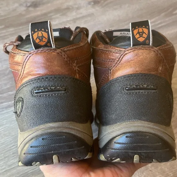 Ariat Terrain Eco Boots Cordovan Leather Men 9.5 UK 8.5 EU 42.5 Hiking   Riding!