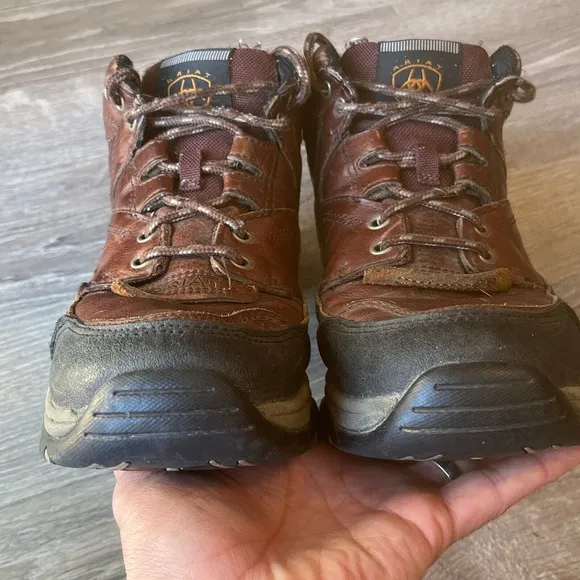 Ariat Terrain Eco Boots Cordovan Leather Men 9.5 UK 8.5 EU 42.5 Hiking   Riding!