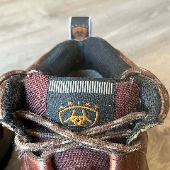 Ariat Terrain Eco Boots Cordovan Leather Men 9.5 UK 8.5 EU 42.5 Hiking   Riding!