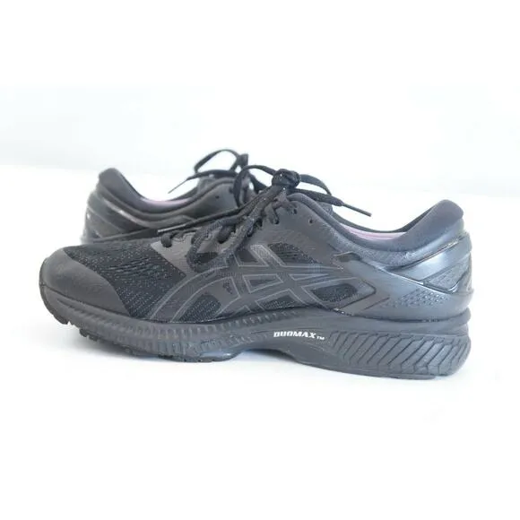 Asics Gel Kayano 26 Triple Black Men Running Shoes Sneaker Size 9.5 E WIde