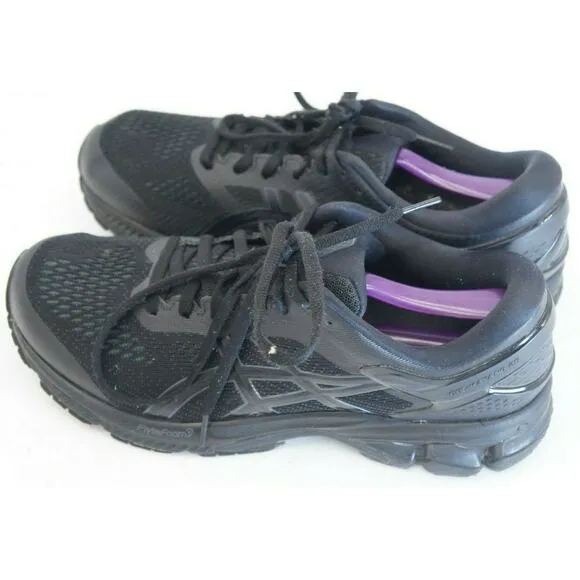 Asics Gel Kayano 26 Triple Black Men Running Shoes Sneaker Size 9.5 E WIde