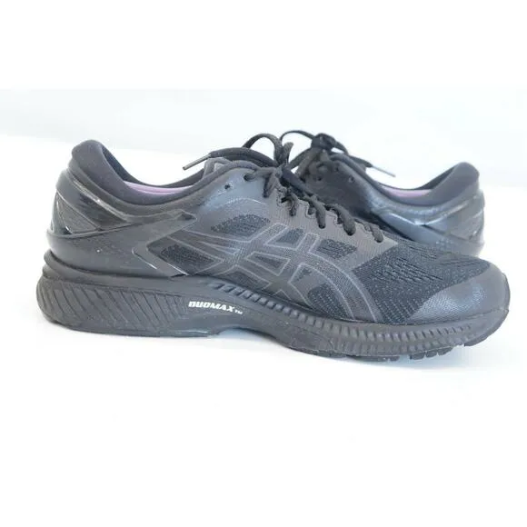 Asics Gel Kayano 26 Triple Black Men Running Shoes Sneaker Size 9.5 E WIde