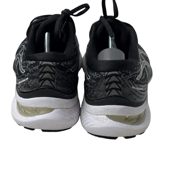 ASICS Gel Kayano 29 Mens Running Shoes Black Silver SZ 10.5 Extra Wide 1011B471