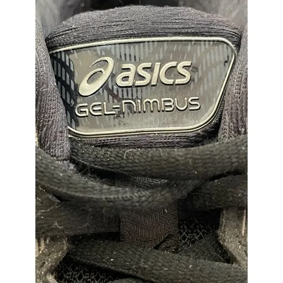 ASICS GEL NIMBUS 22 RUNNING SHOES Sneakers Women's Black size 8.5 1012A587