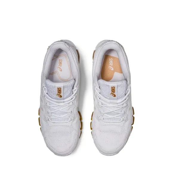ASICS GEL-QUANTUM 360 6 - RUNNING SHOES - WOMEN'S - WHITE/PURE GOLD