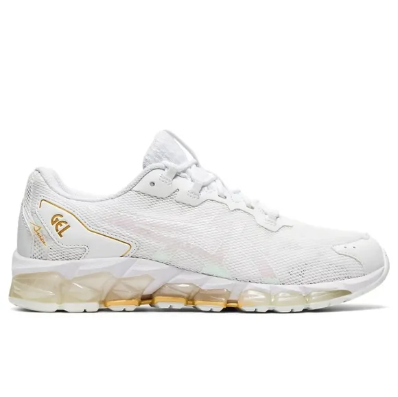 ASICS GEL-QUANTUM 360 6 - RUNNING SHOES - WOMEN'S - WHITE/PURE GOLD