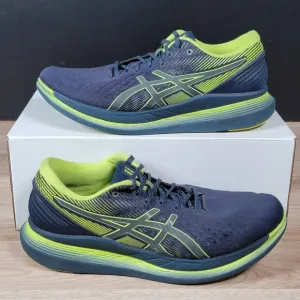 ASICS GlideRide 2 Shoes Mens Size 10.5 Blue Green Running Sneakers 1011B166