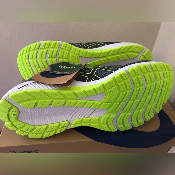 ASICS GT-1000 11 Men's Running Shoes Size 14 Sheet Rock Gray Green Black