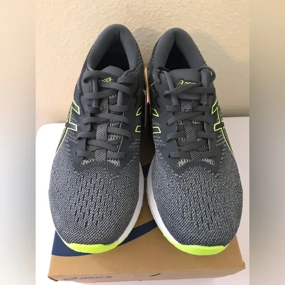 ASICS GT-1000 11 Men's Running Shoes Size 14 Sheet Rock Gray Green Black