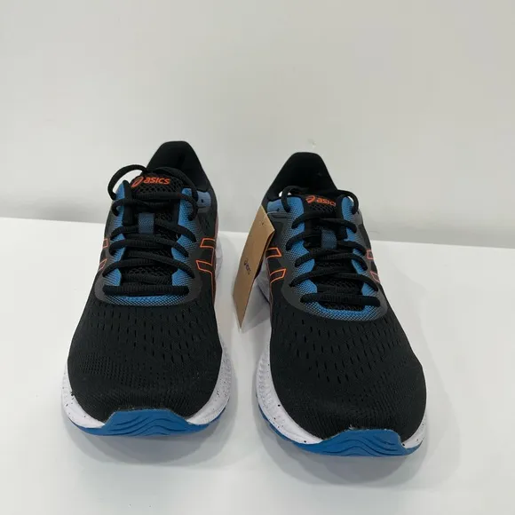 ASICS Men's GEL-Excite 8 Black/Orange Running Shoes Sneaker 1011B036-004 Size 10