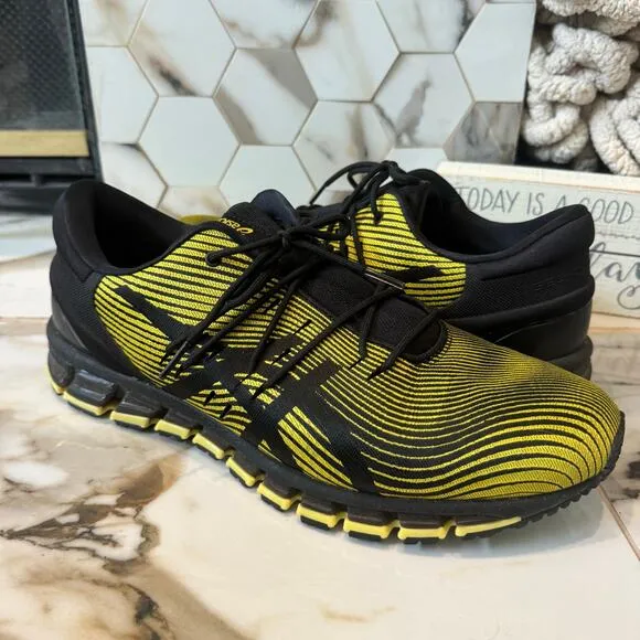 ASICS Men’s GEL-Quantum 360 Dojo Black/ Tai Chi Yellow Running Sneakers Shoes 13