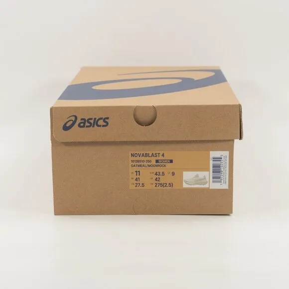 Asics Women's Novablast 4 'Oatmeal - Moonrock' 1012B510-250 Running size 11
