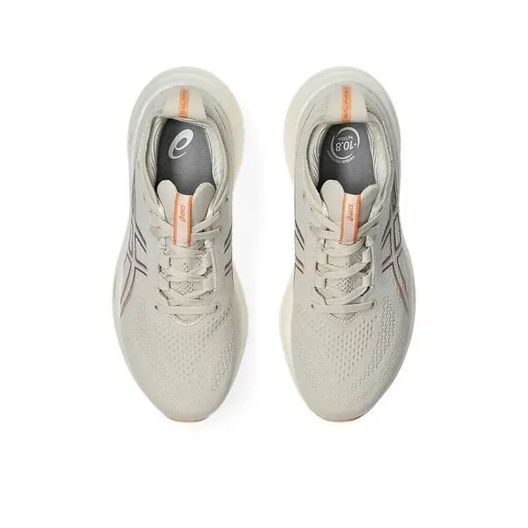 Asics Gel-Nimbus 26 1012B601-250 Sneakers Women's 9.5 Beige Running Shoes TF3005
