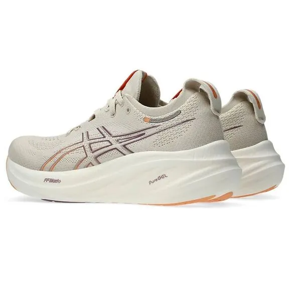 Asics Gel-Nimbus 26 1012B601-250 Sneakers Women's 9.5 Beige Running Shoes TF3005