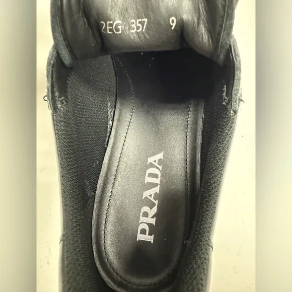Authentic Prada Men's Black Sneakers