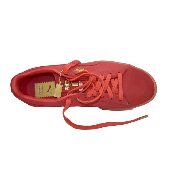 B0 NIB PUMA Suede Haribo FL Poppy Red Suede Sneakers Shoes 382563-01 Size 8