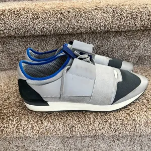 Balenciaga Men's Race Runner Multicolor Sneakers Shoes.