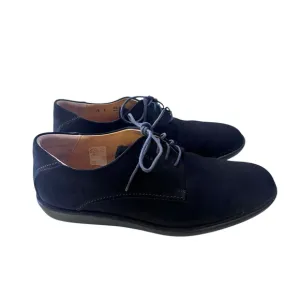 Bally NWOT Black Suede Derby Shoes Size 10 E Men's With Box &amp; Bags Made In Italy