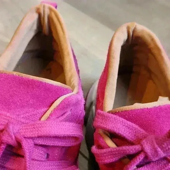 Band of Gypsies pink suede fucsia snickers shoes size 38