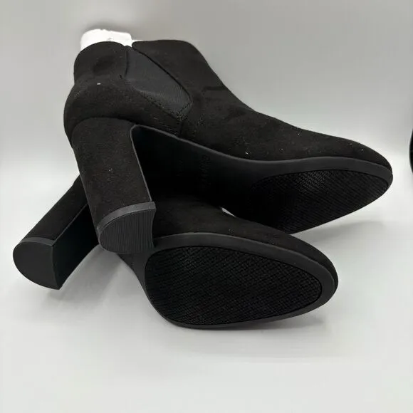 Bandolino Ankle Boots Bootie Women's Winter White Leather Heeled Size 6 New