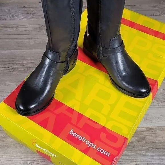 BareTraps Finlie Faux Leather Riding Boot Sz 6M