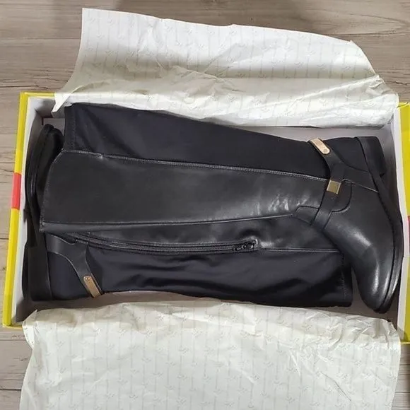 BareTraps Finlie Faux Leather Riding Boot Sz 6M