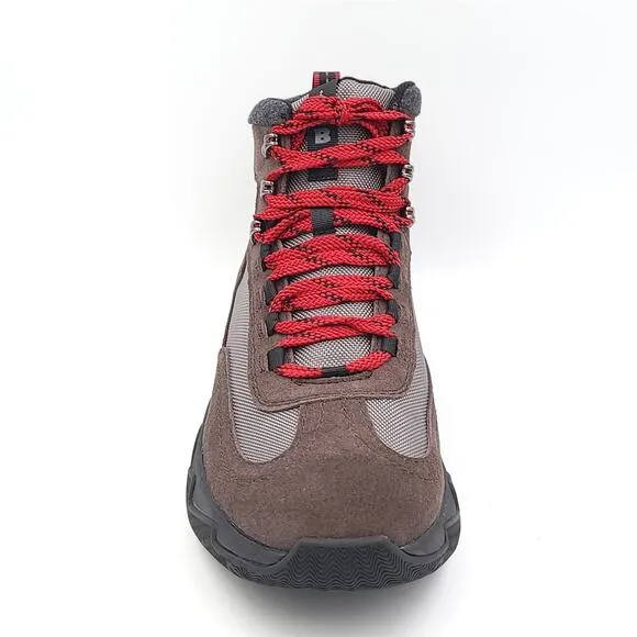 Bass Outdoor Men Hiking Boots Field Alpine 2 Size US 8.5 Brown Waterproof Suede