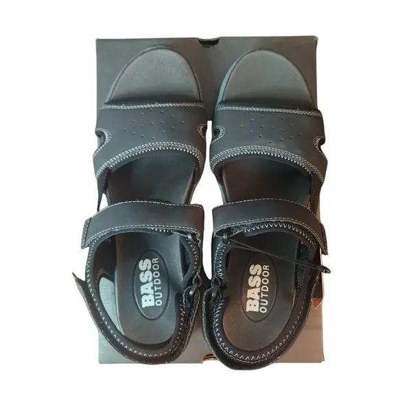 Bass Outdoor Men's Trail Sandals Size 10.5 Gray New with Box