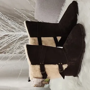 Bearpaw Alexandra Wool Sheep Skin Mid Calf Winter Boots