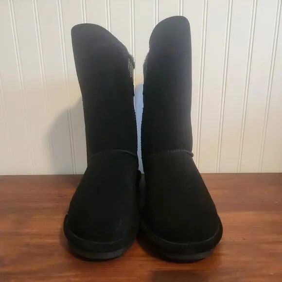 Bearpaw Boshie Womens Size 10 Black Winter Boots New