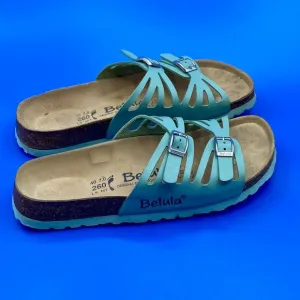 Birkenstock Betula Slide Sandals Unisex Women's Size 9 Men's Size 7 Mint Green