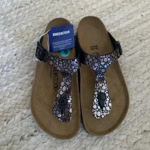 Birkenstock Black and Brown Sandals