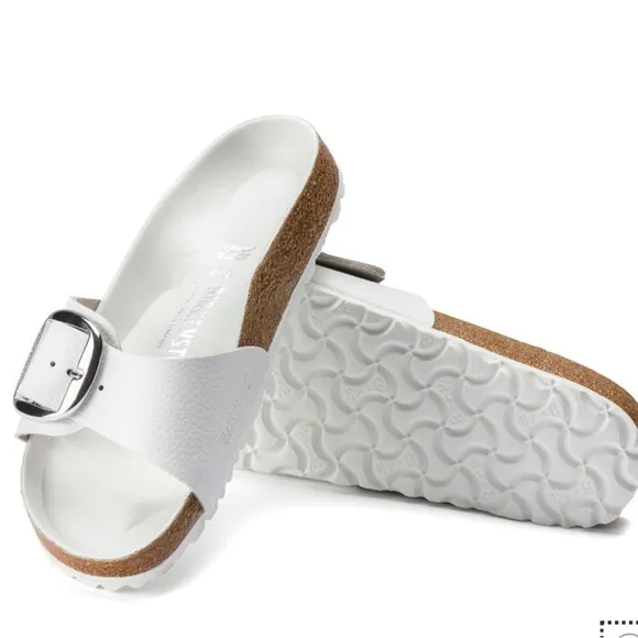 BIRKENSTOCK Madrid Big Buckle White Leather