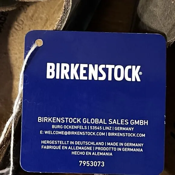 BIRKENSTOCK Men’s 10 Reg Fit Milano Faded Khaki Oiled Leather - 1019336 NIB