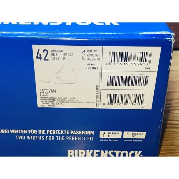 BIRKENSTOCK Shoe Estevan 1001029 Black Brown