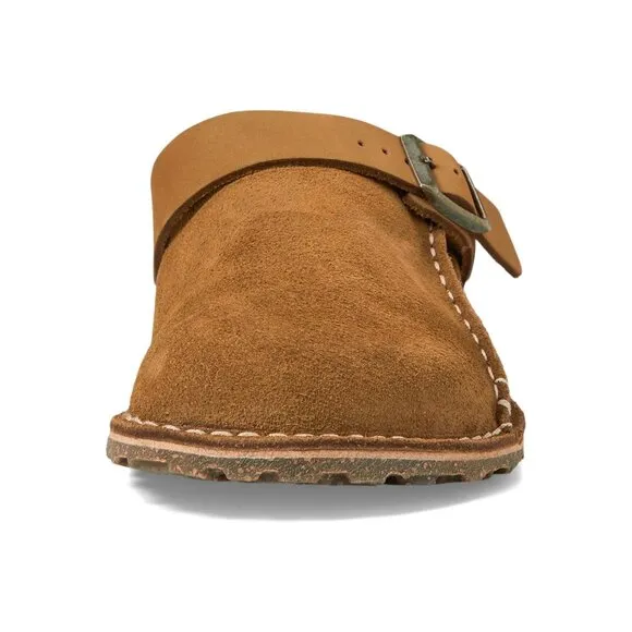 Birkenstock Shoes Lutry 365 Cognac Suede Clogs