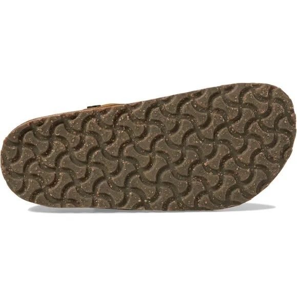 Birkenstock Shoes Lutry 365 Cognac Suede Clogs
