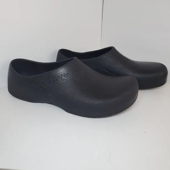 Birkenstock Unisex Black Professional Birki Polyurethane Clogs Slip On Size 15