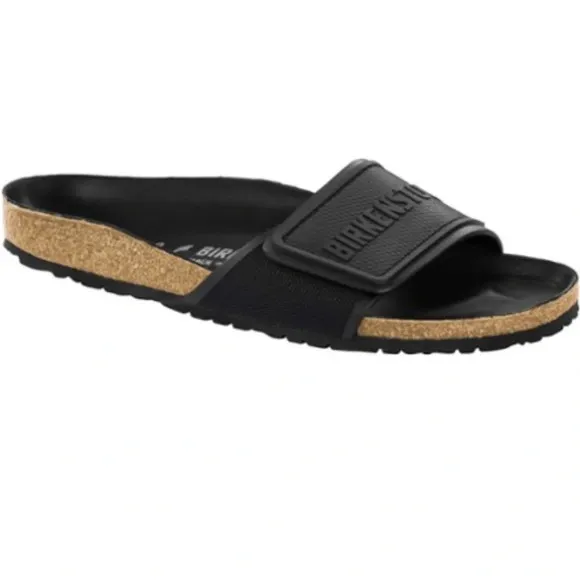 Birkenstock Women’s 37 EU Size Tema Slides Sandal Black Medium/Narrow NWT